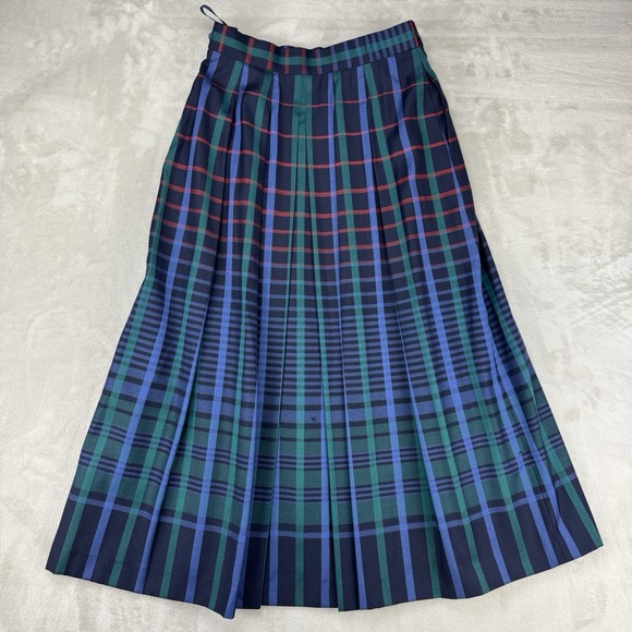 Pendleton & Geiger Womens Wool Plaid Skirt Lot Size 6 Vintage USA /Austria 24x32 - Picture 15 of 16